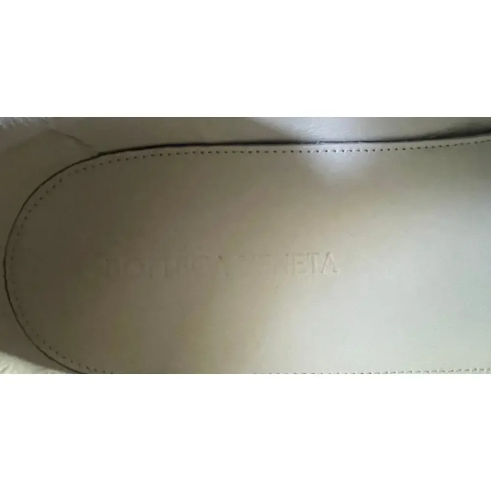 $1095 NIB Bottega Veneta Intrecciato Leather Slip-On Sneakers Black White 9(42)